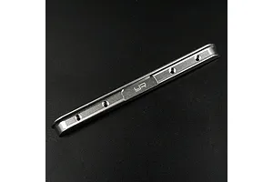 Yeah Racing Silver Aluminium SCX24 C10 Jeep Rear Bumper image 51066
