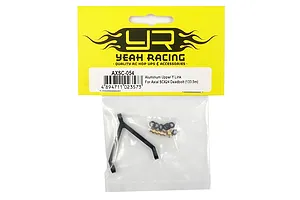 Yeah Racing Black Aluminium SCX24 Deadbolt (133.5mm Wheelbase) Upper Y Link image 51072
