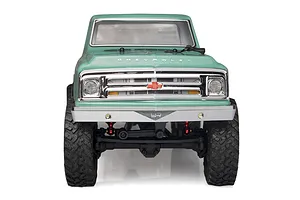 Yeah Racing Silver Aluminium SCX24 C10 Jeep Front Bumper image 51082