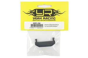 Yeah Racing Black Aluminium SCX24 Deadbolt Rear Body Mount image 51103