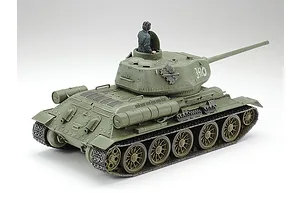 Tamiya 1/48 Russian Medium T34/85 Tank Scaled Plastic Model Kit image 51200