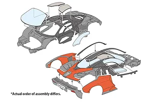 Tamiya 1/24 McLaren Senna Plastic Model Kit image 51209