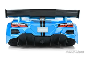 Pro-Line 1/7 Chevrolet Corvette C8 Unpainted Body Shell w/ Decal Sheet image 51247