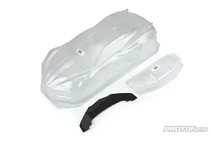 Pro-Line 1/7 Chevrolet Corvette C8 Unpainted Body Shell w/ Decal Sheet image 51251