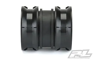 Pro-Line 1.9" Black Plastic Carbin Dually Internal Beadlock Rock Crawler Rims 2Pcs image 51275