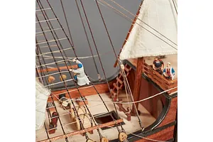 Artesania Latina 1/65 Santa Maria Caravel (nao) Scaled Wooden Model Ship Kit image 51312