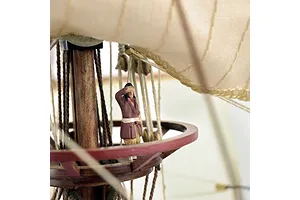 Artesania Latina 1/90 Spanish Galleon San Francisco II w/ Figurines Scaled Wooden Model Ship Kit image 51323