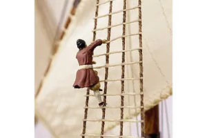 Artesania Latina 1/90 Spanish Galleon San Francisco II w/ Figurines Scaled Wooden Model Ship Kit image 51324