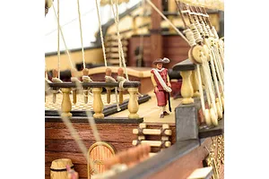 Artesania Latina 1/90 Spanish Galleon San Francisco II w/ Figurines Scaled Wooden Model Ship Kit image 51325