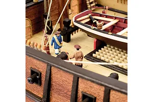 Artesania Latina 1/90 Spanish Galleon San Francisco II w/ Figurines Scaled Wooden Model Ship Kit image 51326