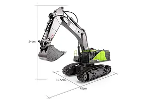 Huina Excavator RC Construction Vehicle Electric 1/14 Scale RTR image 51339