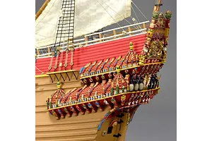 Artesania Latina 1/65 1628 Swedish Vasa Warship w/ Figurines Scaled Wooden Model Ship Kit image 51346