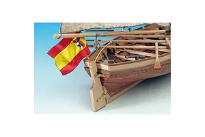 Artesania Latina 1/25 San Juan Nepomuceno (Captain Boat) Scaled Wooden Model Ship Kit image 51391