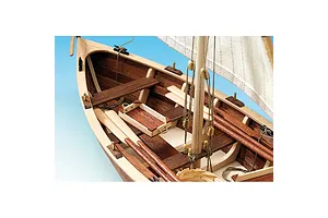 Artesania Latina 1/20 French La Provençale Fishing Boat Scaled Wooden Model Ship Kit image 51395