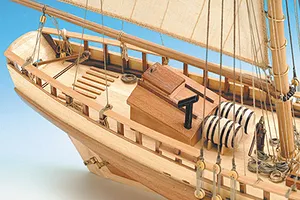Artesania Latina 1/41 Virginia American Schooner Scaled Wooden Model Ship Kit image 51404