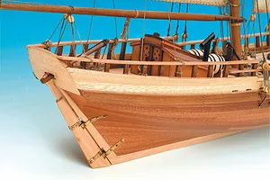 Artesania Latina 1/41 Virginia American Schooner Scaled Wooden Model Ship Kit image 51405
