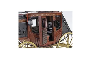 Artesania Latina 1/10 1848 American Stage Coach Scaled Wooden Model Kit image 51418