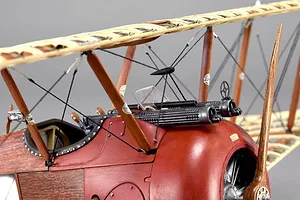Artesania Latina 1/16 WWI British Sopwith Camel Biplane Fighter Scaled Wooden Model kit image 51435