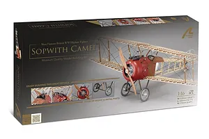 Artesania Latina 1/16 WWI British Sopwith Camel Biplane Fighter Scaled Wooden Model kit image 51438