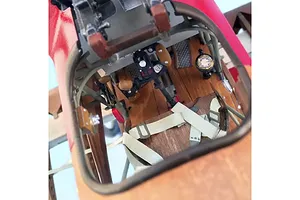 Artesania Latina 1/16 The Red Baron's Triplane; Fokker Dr.I Scaled Wooden Model Kit image 51480