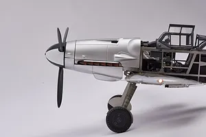 Artesania Latina 1/16 German WWII Messerschmitt Bf109G Scaled Metal Model Kit image 51494