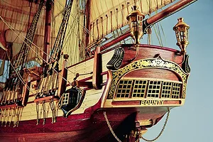 Artesania Latina 1/48 HMS Bounty Frigate Scaled Wooden Model Ship Kit image 51546