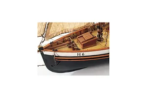 Artesania Latina 1/50 French Jolie Brise Cutter Scaled Wooden Model Ship Kit image 51577