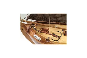 Artesania Latina 1/35 1912 Dutch Zuiderzee Botter Fishing Boat Scaled Wooden Model Ship Kit image 51593