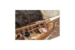 Artesania Latina 1/35 1912 Dutch Zuiderzee Botter Fishing Boat Scaled Wooden Model Ship Kit image 51595