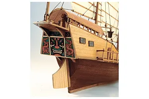 Artesania Latina 1/60 Red Dragon Chinese Junk Scaled Wooden Model Ship Kit image 51598