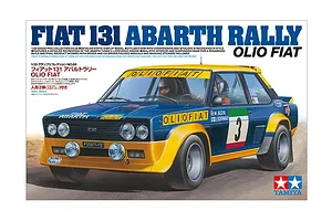 Tamiya 1/20 Fiat 131 Abarth Rally Olio Fiat Scaled Plastic Model Kit image 51692