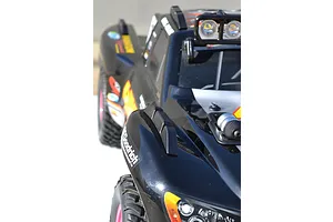 RPM Black Universal Body Skid Rail Set 2Pcs image 51711