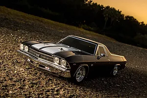 Kyosho Fazer Mk2 1969 Chevrolet El Camino SS 396 RC Car Electric 4WD 1/10 Scale RTR - Tuxedo Black image 51774