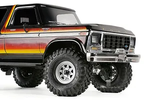 GPM White Aluminium 1.9" 8 Spoke Beadlock Rims 2Pcs image 51883