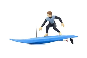 Kyosho 1/5 Surfer 4 Electric RTR RC Boat - Blue image 51915