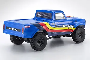 Kyosho Outlaw Rampage RC Trophy Truck Elecrtric 2WD 1/10 Scale RTR - Blue image 51930