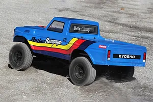Kyosho Outlaw Rampage RC Trophy Truck Elecrtric 2WD 1/10 Scale RTR - Blue image 51932