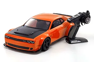 Kyosho Inferno GT2 VE Dodge Challenger SRT Demon Go Mango RC Touring Car Brushless Electric 4WD 1/8 Scale RTR image 51964