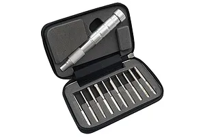 Yeah Racing Aluminium Screw Driver Set w/ Hex, Phillips & Flat Head Screw Bits Set image 51977