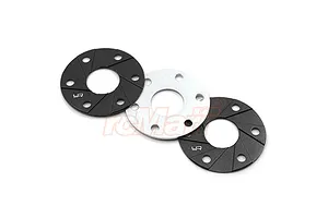 Yeah Racing 1x3mm Black Aluminium 540 Motor Spacer Heatsink 3Pcs