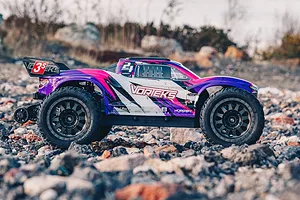 ARRMA VORTEKS 4x4 3S BLX RC Stadium Truck Electric Brushless 4WD 1/10 Scale RTR - Purple image 52084