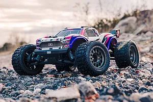 ARRMA VORTEKS 4x4 3S BLX RC Stadium Truck Electric Brushless 4WD 1/10 Scale RTR - Purple image 52085