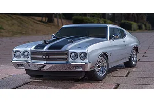 Kyosho Fazer Mk2 1970 Chevy Chevelle SS 454 LS6 RC Car Electric 4WD 1/10 Scale RTR - Cortez Silver image 52181