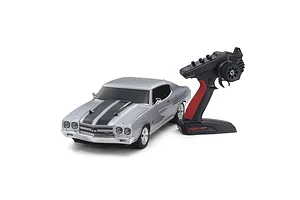 Kyosho Fazer Mk2 1970 Chevy Chevelle SS 454 LS6 RC Car Electric 4WD 1/10 Scale RTR - Cortez Silver image 52186