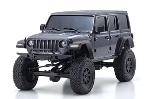 Kyosho Mini-Z Jeep Wrangler Unlimited Rubicon RC Rock Crawler Electric 4WD RTR - Granite Crystal Metallic image 52233