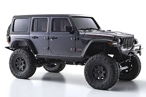 Kyosho Mini-Z Jeep Wrangler Unlimited Rubicon RC Rock Crawler Electric 4WD RTR - Granite Crystal Metallic image 52239