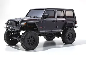 Kyosho Mini-Z Jeep Wrangler Unlimited Rubicon RC Rock Crawler Electric 4WD RTR - Granite Crystal Metallic image 52240