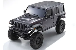 Kyosho Mini-Z Jeep Wrangler Unlimited Rubicon RC Rock Crawler Electric 4WD RTR - Granite Crystal Metallic image 52241