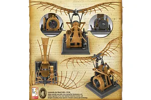 Academy da Vinci Series Flying Machine Edukit Scaled Plastic Model Kit image 52255