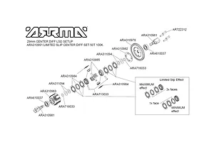 ARRMA Differential Shim (For 29mm Differential Case) Set image 52259